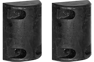 Buyers Products B4000 Bumper (Rubber Bumper, 6Inx8Inx3In (Pair))