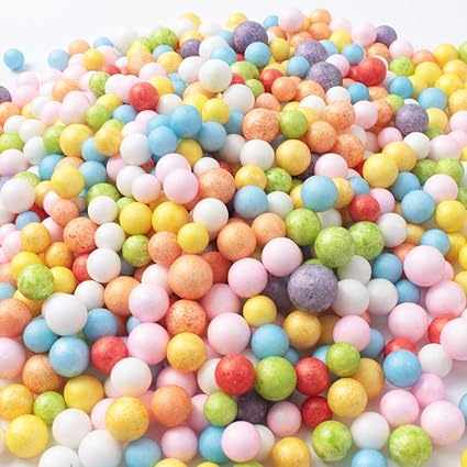 Amazon Com Lieomo 1600pcs Colorful Styrofoam Balls 0 1 0 18 Inch