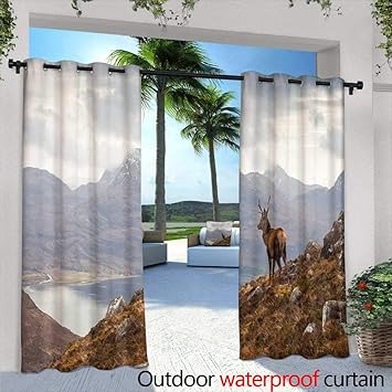 Amazon Com Lightly Patio Curtains Black Python Leather Skin