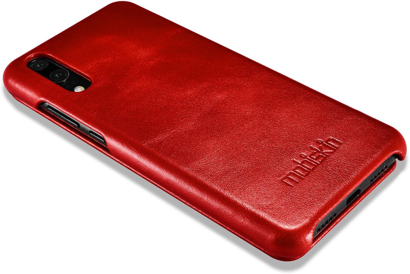 Mobiskin case compatible with Huawei P20 (5.8 inch display), cover with genuine leather, book-style protective phone case - Image 5