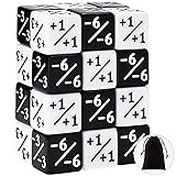 24 Pieces Dice Counters Token Dice Loyalty Dice D6