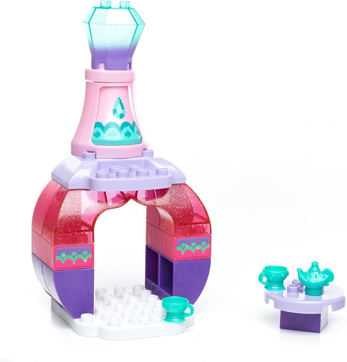 Mega Bloks Shimmer and Shine Genie Palace Bottle Shimmer Tea Party Building Set - Image 5
