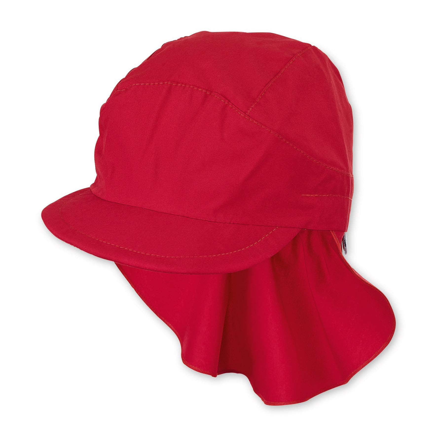 Sterntaler Baby Girls Sun Hat with Neck Protection Hat, Red (Rot 840), XXXX-Large (Manufacturer Size: 47)