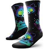 Outway Crew Socks for Men & Women, Breathable, Moisture-Wicking Athletic Socks with Arch Support, Colorful, Durable Blend