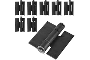 INCHOCO Weld On Hinges Extra Heavy Duty 4.4" x 4" Weldable Metal Butterfly Hinges Solid Steel Welding Butt Hinge Thickness 5mm for Heavy Metal Farm Garage Trailer Gates & Doors - 4 Pcs