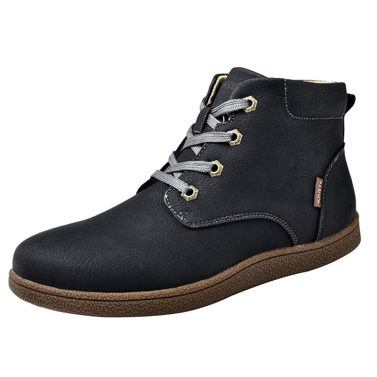 Botines Desert Hombre Invierno Gracosy cuero Zapatos Botines de gamuza Botas de