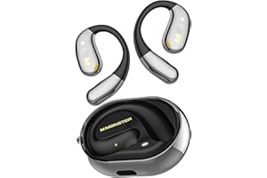 Monster Open Ear AC360 Éǳܳٱܰ rotatifs Bluetooth sans fil, avec cordon, Bluetooth 6.0 amélioré, contrôle tactile, batterie