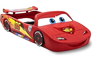 Delta Children Disney/Pixar Cars Lightning McQueen Toddler-To-Twin Bed with Toy Box by Delta Children