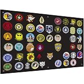 Tactical Patch Display Holder Panel Board for Military Army Morale Hook and Loop Emblems, 24 Inches x 36 Inches, No Patches Included