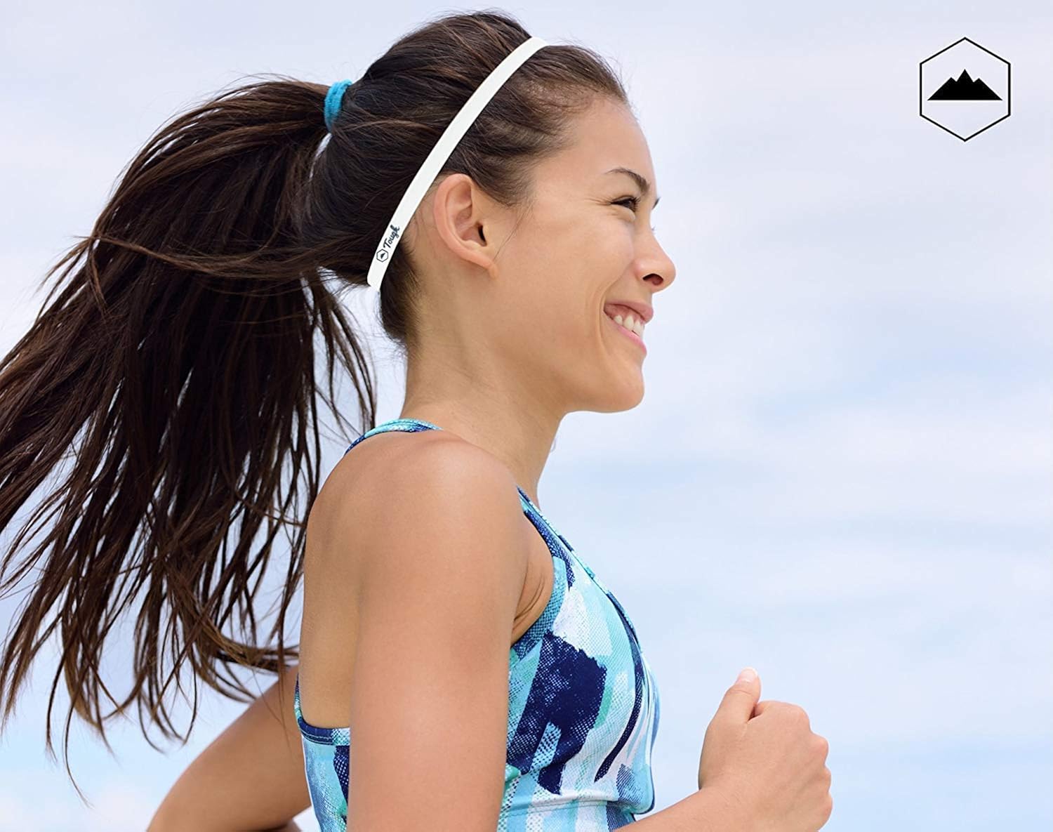 Elastic Thin Sports Headbands - Athletic Non Slip Skinny Headbands for Women, Men, Boys, Girls & Kids - 6 Pack Silicone Grip Hairband Mini Sweat Band - Stays in Place, Stylish, & Great for Working Out : Clothing