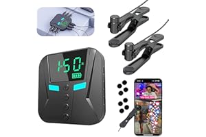 STRONGBERRY Auto Clicker with 2pcs Click Heads for iPhone iPad, Phone Screen Tapper for Android IOS, Simulated Finger Continuous Clicking, Adjustable Phone Clicker for Gaming, Live Broadcasts Likes, Lightning Deal, Reward Tasks, Adjustable with 50 Clicks per Second, Ultra-Slow Mode