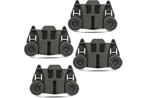 M MOTICO W10195417 Dishwasher Wheels Lower Rack (4 Pack) for Kitchen-Aid Kenmore Whirlpool Dishwasher Parts Replace Wpw10195417,AP4538395,AH2579553,PS2579553,EA2579553/Dishwasher Parts & Accessories