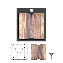 17 inch Kitchen Sink Black Drop In