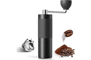 STARESSO Discovery PLUS Manual Coffee Grinder, Coffee Bean Grinder with 48 Adjustable Grind Settings, Stainless Steel Conical