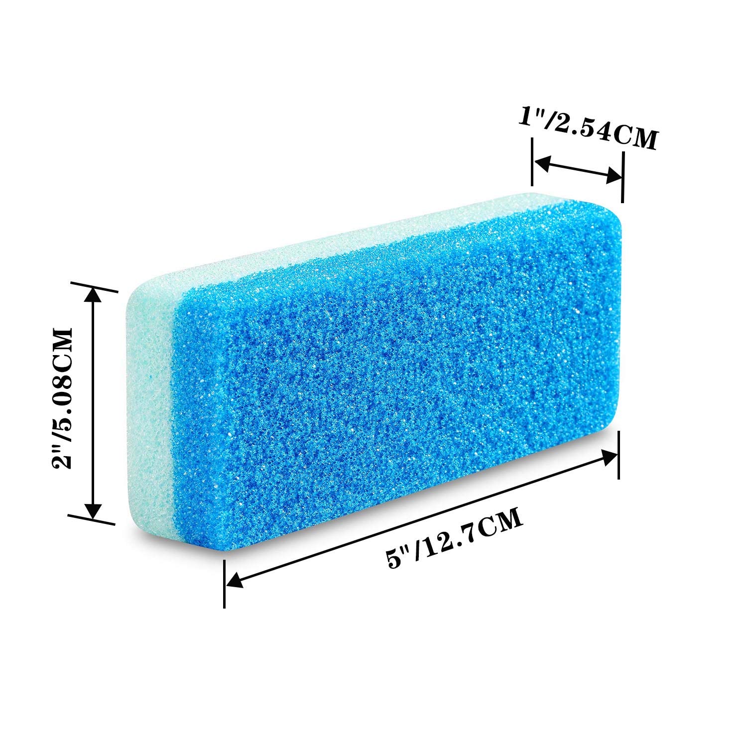 4 PCS Gift Packaged Foot Pumice Stone Scrubber for Hard Skin, Heavy Callused Feet, Dead Skin, 2 in 1 Pumice Stone for Feet, Heels, Hands and Body: Beauty