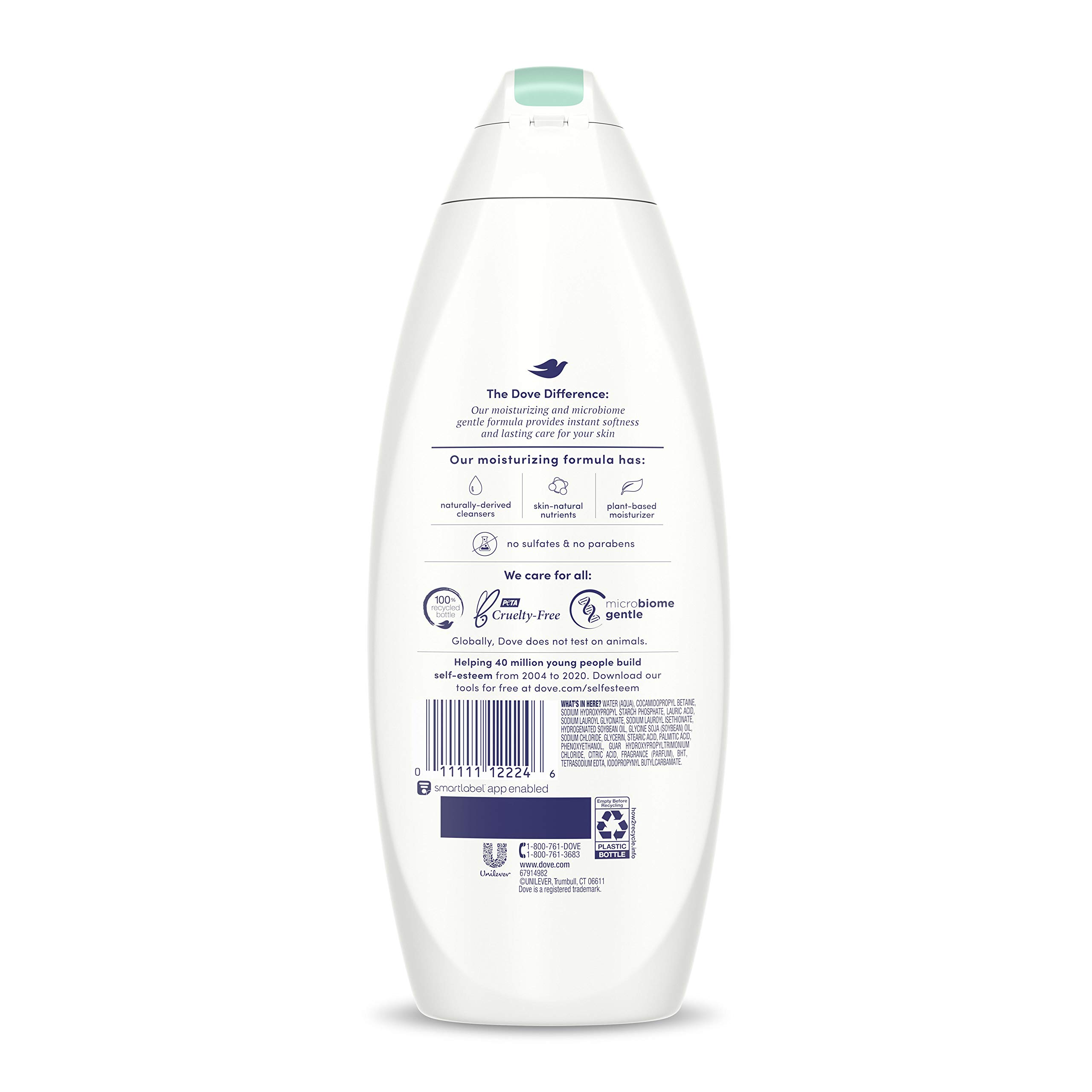 Dove Body Wash Hypoallergenic and Sulfate Free Sensitive Skin