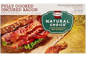 Hormel Natural Choice, Fully Cooked Uncured Bacon, 2.52 oz