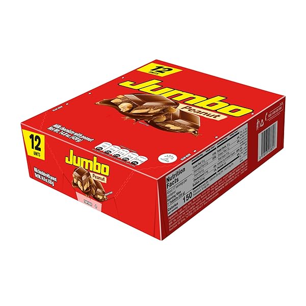 JUMBO PEANUT CHOCOLATE BAR, SOFT CHOCOLATE & CRISPY...