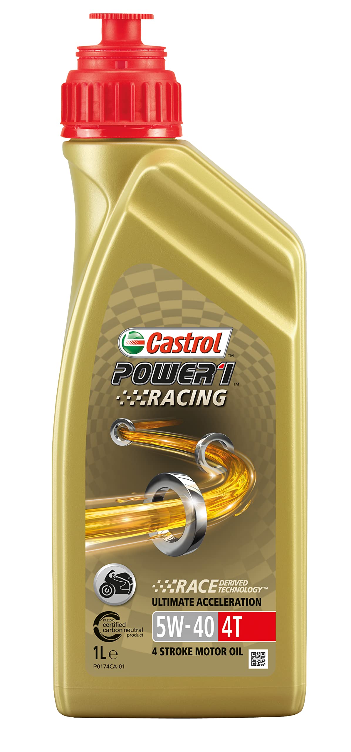 Castrol POWER1 Racing 4T 5W-40 Motorcycle Oil 1L