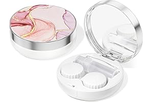 LISHAE Contact Lens Case/Contact Case, Travel Contact Lens Case Cute Contact Case and Solution Perfect for Daily Travel Outdoor