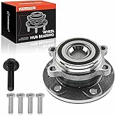 A-Premium Front or Rear Wheel Bearing and Hub Assembly Compatible with Volkswagen & Audi - 2006-2018 - Jetta Passat Golf Tigu