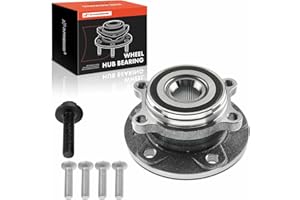 A-Premium Front or Rear Wheel Bearing and Hub Assembly Compatible with Volkswagen & Audi - 2006-2018 - Jetta Passat Golf Tigu