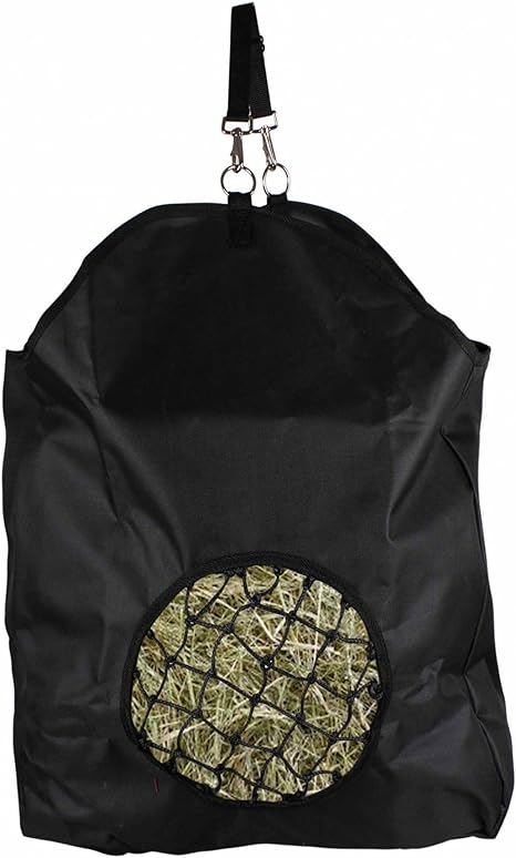Equipride Hay Bag Slow Feeder With Mesh Black Amazon Co Uk