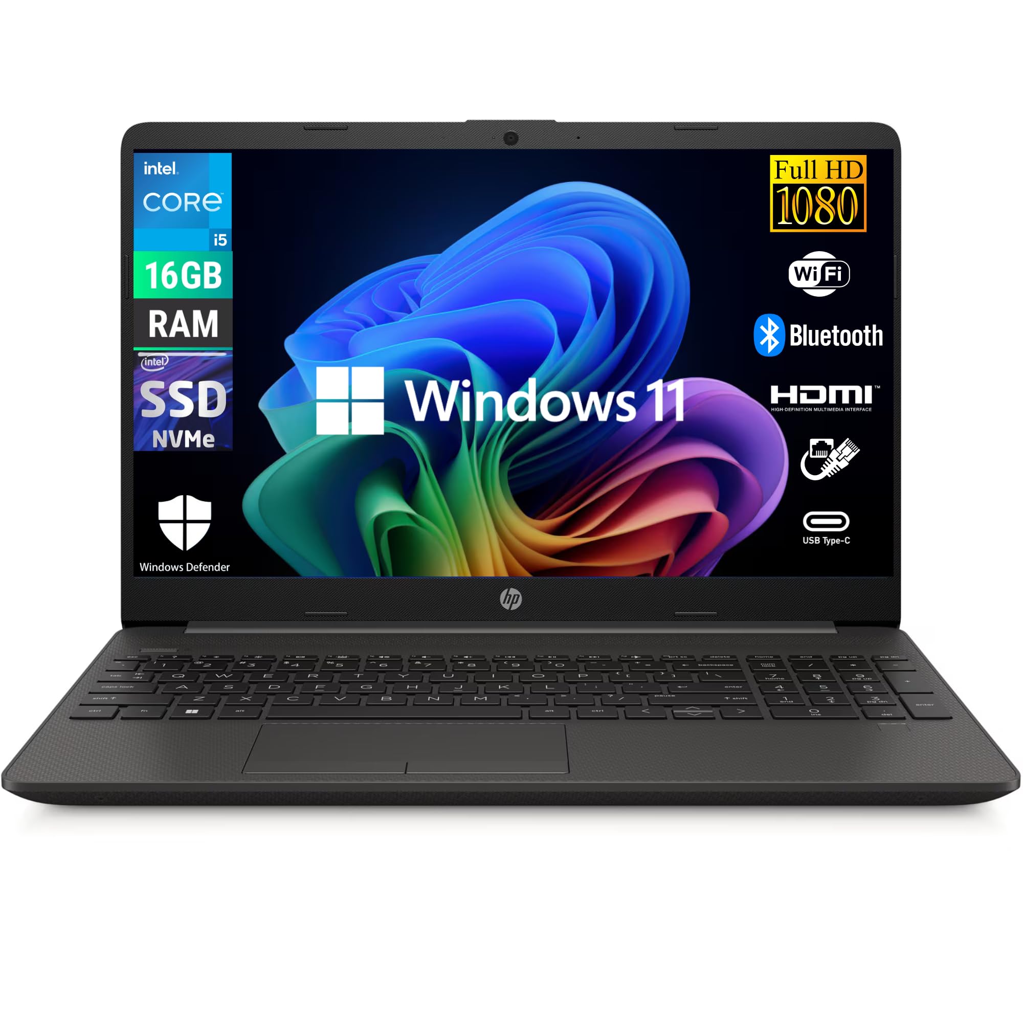 HP 250R G9, Intel Core i5-13th Ram 16GB, SSD 512GB, Windows 11
