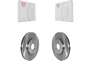 CMX Front Disc Brake Rotors Pair Replacement For Jaguar F-Pace Land Rover Range Velar K8-102292