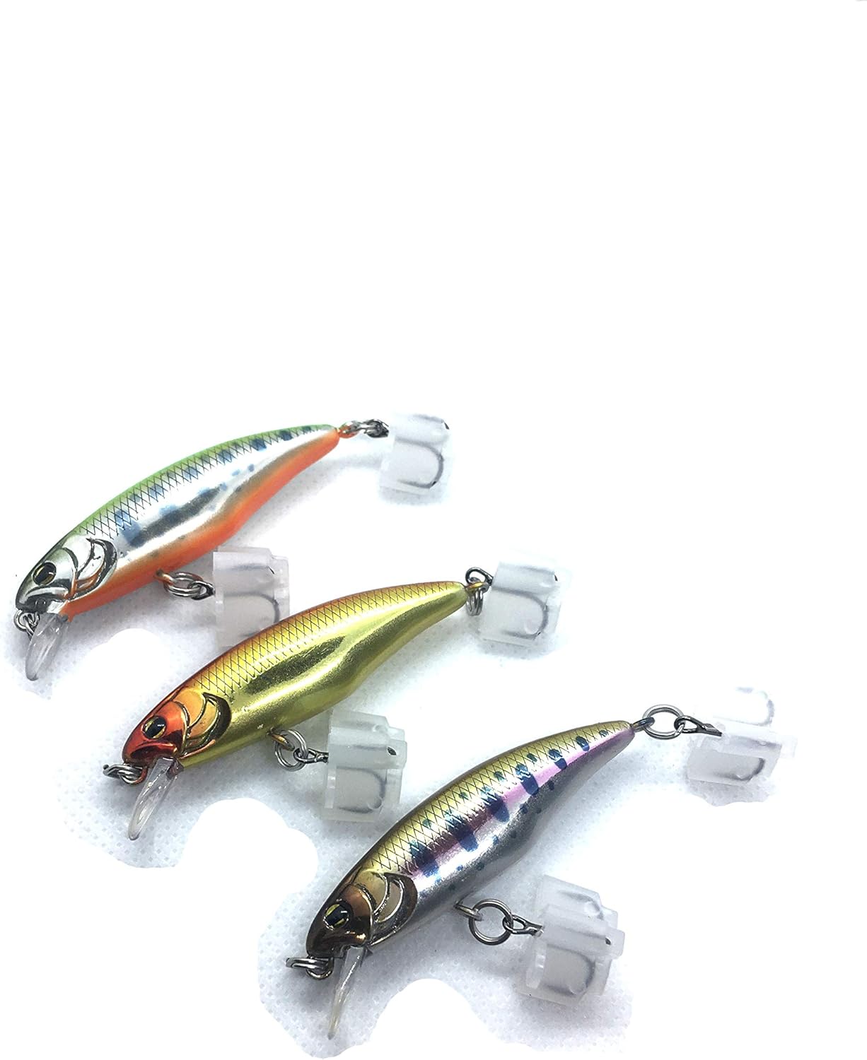 フローティングミノー52mm 4g 高実績3色セット 渓流 管理釣り場 ニジマス イワナ ヤマメ 色物狙いに ノーブランド品 ルアー Amazon