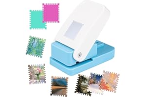Stamp Craft Lever Punch Cutter Portable Square Hole Punch Card Cutter Hole Punchs Tools DIY Craft Supplies for Home School Cl