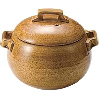 三陶 ご飯鍋 アメ 1700ml 萬古焼 3合 ごはん鍋 17030