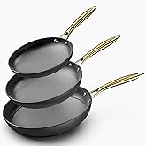 imarku Non Stick Frying Pans, 3 Pieces - 8 Inch, 10 Inch and 12 Inch Frying Pan, Professional Frying Pans Nonstick, Cast Iron Skillets, Nonstick Frying Pan with Stay Cool Handle, Best Christmas Gifts