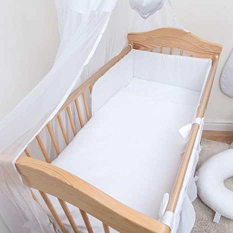 white cot bedding sets uk