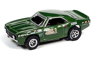 AW AUTO WORLD Auto World Xtraction R32 1969 Chevy Camaro Wally Booth Rat Pack HO Scale Slot Car