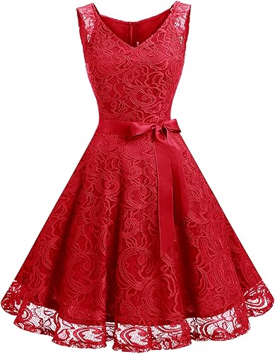 Ropa Vintage Mujer 21 Dressystar Vestido Corto Elegante Mujer De Encaje