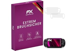 atFoliX Plastic Glass Protective Film compatible with Sony PlayStation Vita, 9H Hybrid-Glass FX Screen Protector (Set of 1)