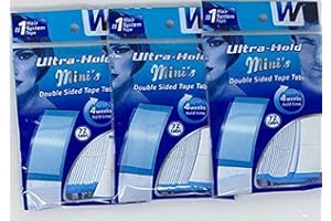 ULTRA HOLD MINI'S Ultra Hold Mini Tabs Tape 3 Packs = 216 tabs