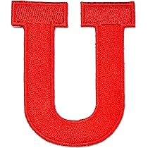 Parches Letras Termoadhesivos - Alfabeto Completo A-Z (Amarillo, 26 Piezas)