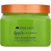 Tree Hut Apple Crumble Body Scrub, Fall Scented Body Care, 18 Oz | Exfoliating &amp; Nourishing Sugar Scrub with Shea Butter, Body Exfoliator for All Skin Types, Self Care Gifts for Women
