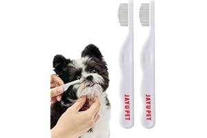 JAYU PET Facial Grooming Comb - Dog Eye Combs, Stress-free Tear Stain Remover for Dogs & Cats, Pet Facial Brush, Cat Grooming Kit, Stainless Steel Deshedding Comb (2ea)
