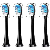 Replacement Toothbrush Heads for Onlyone Electric Toothbrush | Sonic Electric Toothbrush with Covers(4 Pack)