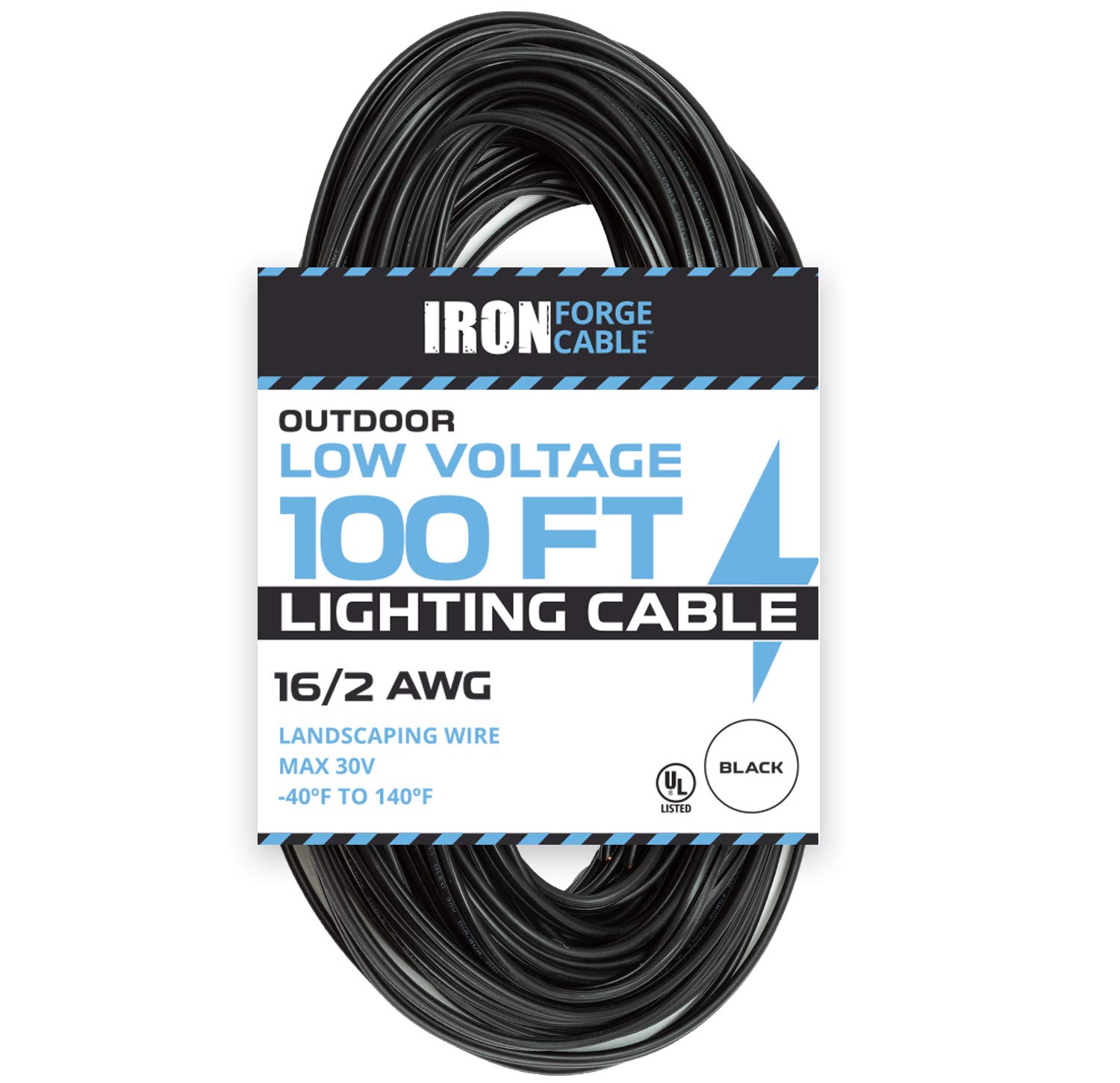 16/2 Low Voltage Landscape Wire 100ft Outdoor LowVoltage Cable for