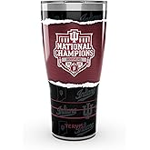 Tervis Traveler Indiana Hoosiers - 2025 NCAA College Football National Champions Made in USA Double Walled Insulated Tumbler Travel Cup Keeps Drinks Cold & Hot,