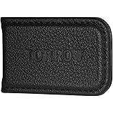TORRO Leather Money Clip – Premium Leather Magnetic Cash Clip with Microfiber Lining