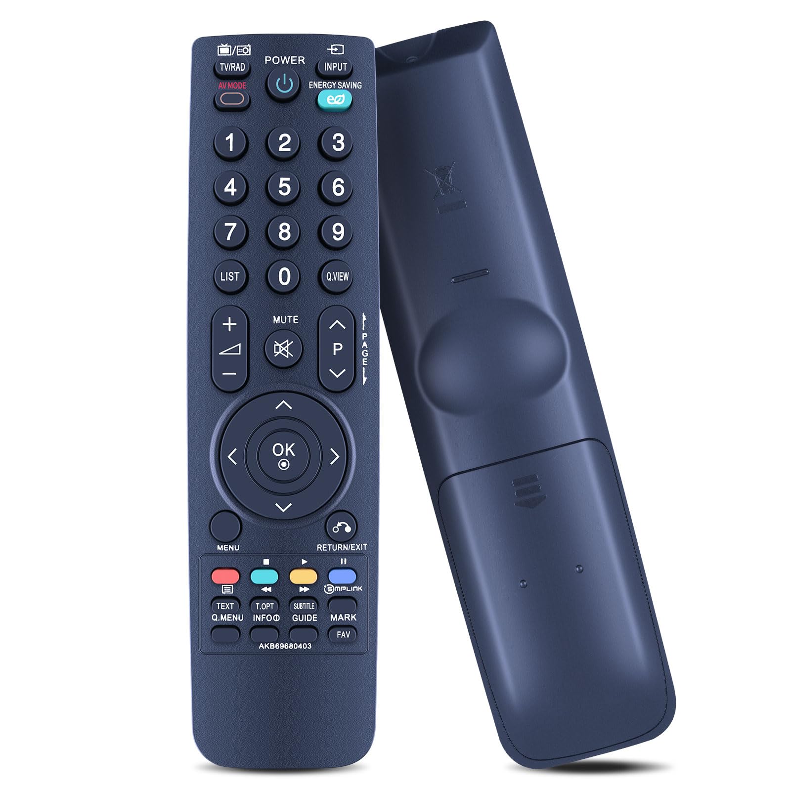 AKB69680403 Replacement Remote Control for LG Compatible with 47LH3000 47LH3010 47LH3020 47LH3040 50PQ1000 50PQ1100 50PQ2000 50PQ200R 50PQ3000 50PQ3500 42PQ1000 42PQ1100 42PQ2000