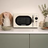 Hamilton Beach Retro 20L Microwave 700W Cream HB70H20C 8 Presets view 2