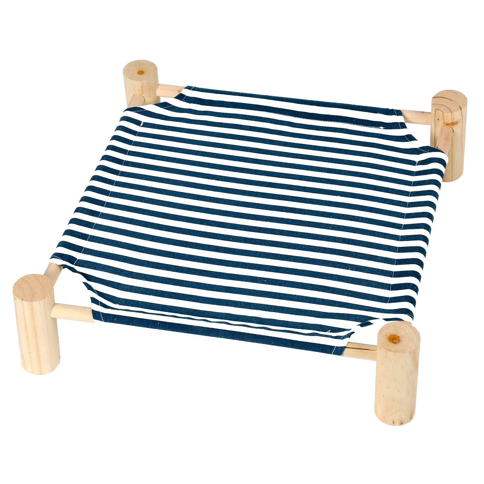 Photo 1 of (used)(incomplete) Patas Lague Cat and Dog Hammock Bed for Small Dogs, Brethable Wooden Cat Pet Rabbit Elevated Cooling Outdoor