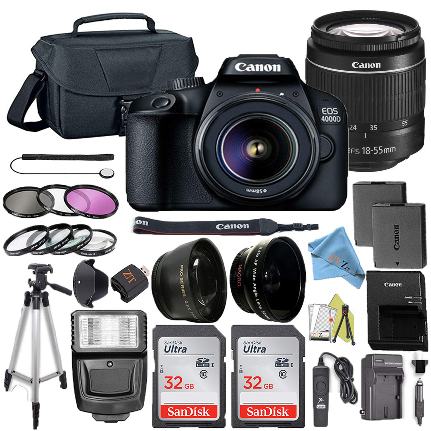 Mua Canon EOS Rebel T100 / 4000D DSLR Camera Bundle with Canon EFS 18
