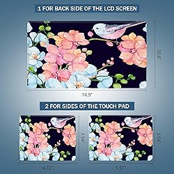 AORTDES Laptop Skin Sticker Decal 15-15.6